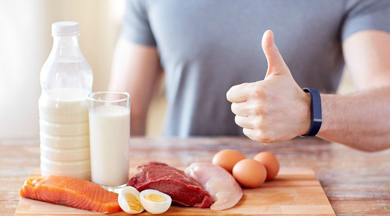 Aliments protéinés sains